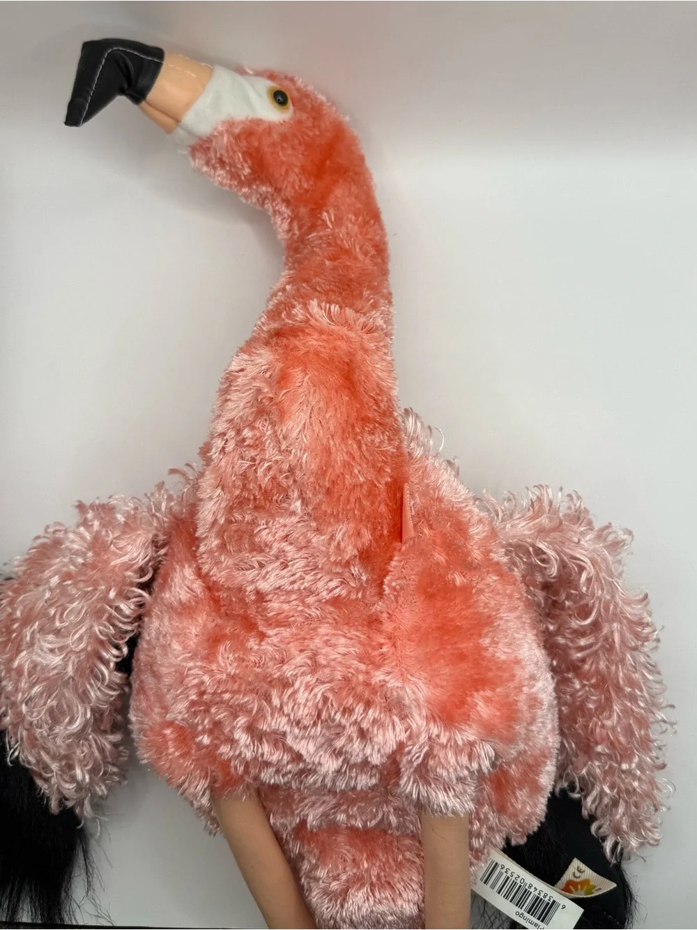Folkmanis Flamingo Hand Puppet 21” Pink Plush RETIRED RARE HTF 2009
